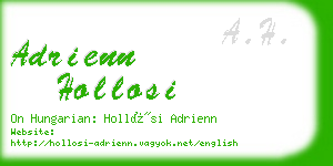 adrienn hollosi business card